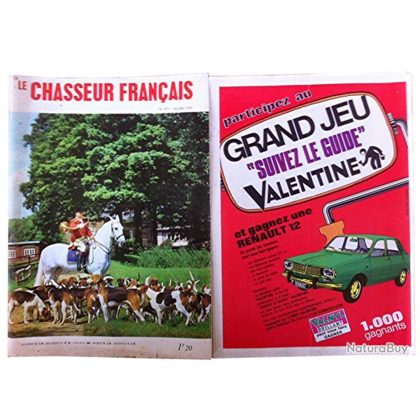 revue "le chasseur franais" anne 1970 complte