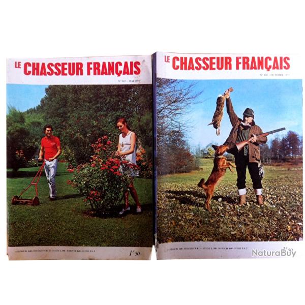 revue "le chasseur franais" anne 1972 complte