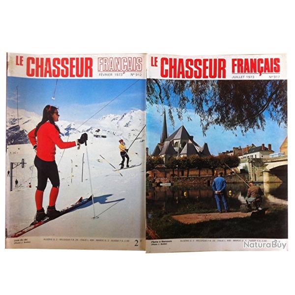 revue "le chasseur franais" anne 1973 complte