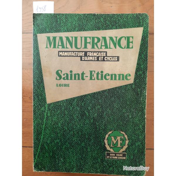 catalogue Manufacture franaise d'armes et de cycles / MF / MANUFRANCE 1958