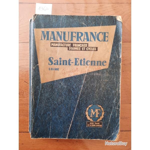 catalogue Manufacture franaise d'armes et de cycles / MF / MANUFRANCE 1960