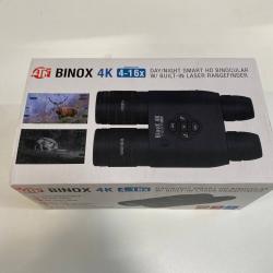ATN BINOX 4K 4-16x Smart HD Jumelles de chasse avec t&eacute;l&eacute;m&egrave;tre laser, vid&eacute;o Binocular Refurbished
