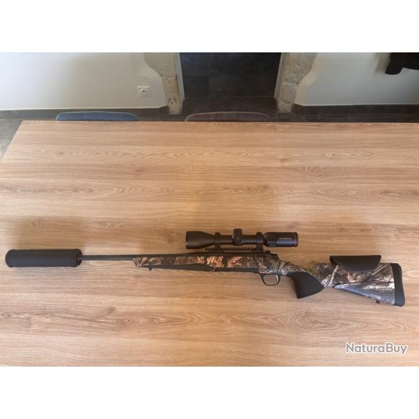 Browning X-Bolt 2 nordic Varitech en 30.06 avec lunette Kite et silencieux Hausken