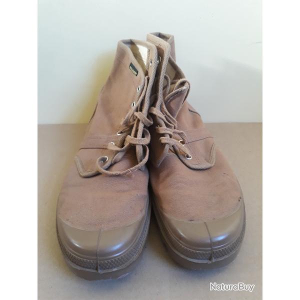 palladium pataugas en toile chaussure taille 44 rando chasse peche
