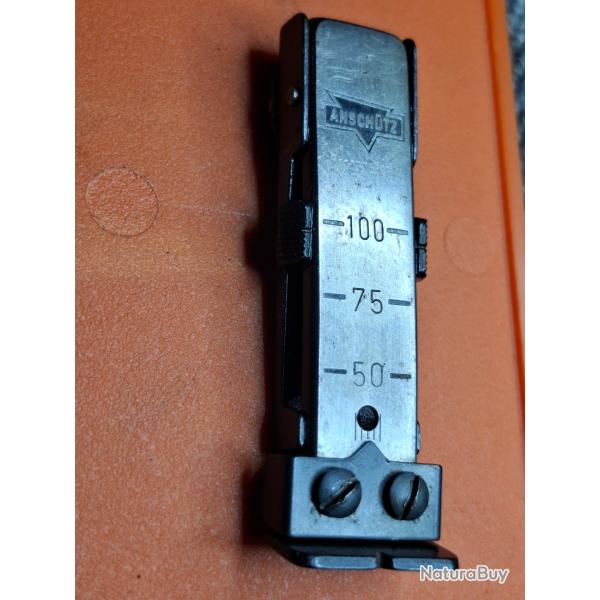 ANSCHUTZ - Hausse sur queue d'aronde (12.6mm)