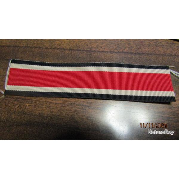 Ruban de croix (12cm) ancien pas refabrication seconde guerre ww2 pour m�daille en fer et argent