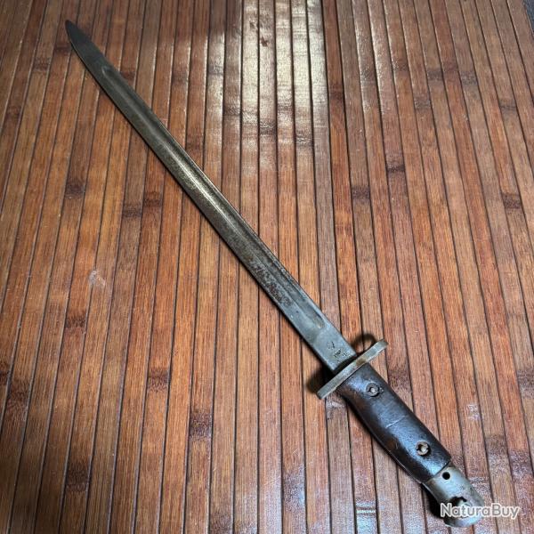 BA�ONNETTE ANGLAISE LEE ENFIELD SANDERSON 1907 de 1916 WW1