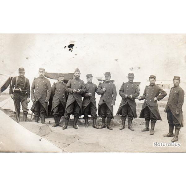 CPA - Carte Photo Militaire Groupe Soldats N�4258