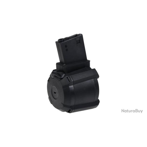 CHARGEUR DRUM �LECTRIQUE M4 1000 RDS NOIR SAIGO DEFENSE
