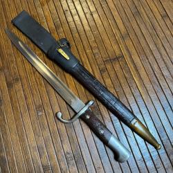 BELLE BA&Iuml;ONNETTE 1908 MAUSER BRESILIEN  PAR WEYERSBERG KIRSCHBAUM & CIE SOLINGEN COMPL&Egrave;TE WW1