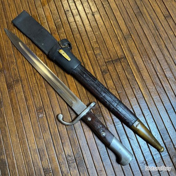 BELLE BA�ONNETTE 1908 MAUSER BRESILIEN  PAR WEYERSBERG KIRSCHBAUM & CIE SOLINGEN COMPL�TE WW1