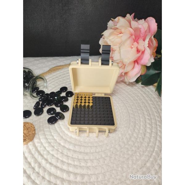 BOITE TRANSPORT 100 MUNITION 22LR - Sable