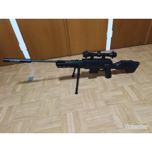 Carabine  plomb Black OPS Sniper Tactical 19.9 Joules