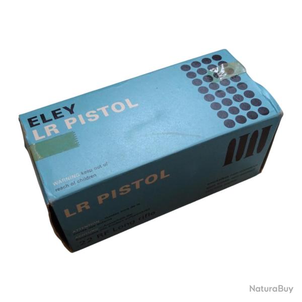 Boite ancienne de 500 balles 22LR Eley Pistol