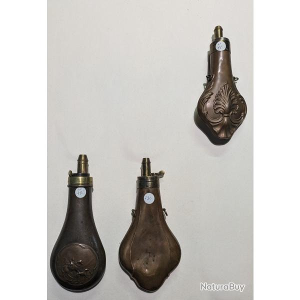 Poire � poudre en cuivre collection