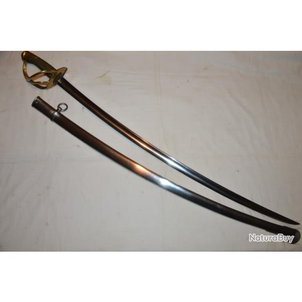 SABRE CAVALERIE LEGERE MOD.1822/82-MANUFACTURE ROYALE DE CHATELLERAULT-HUSSARDS-CHASSEURS 1914/18