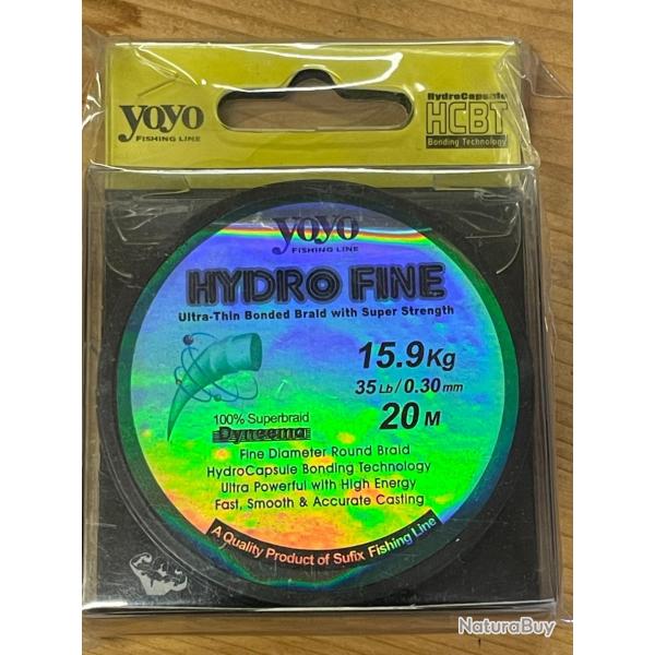 FIL DE PECHE TEXTILE TRESSE VERT 0,30/15,9 Kg