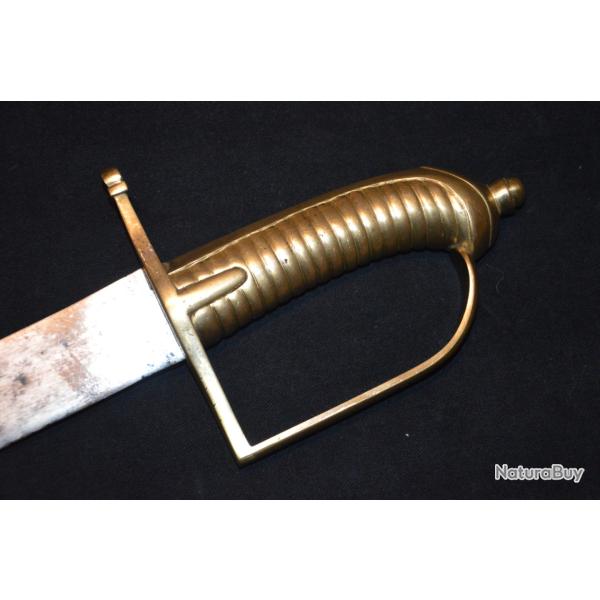 SABRE BRIQUET 1767/1790-INFANTERIE REVOLUTION ET EMPIRE-SABRE DES GROGNARDS DE NAPOLEON 1er.