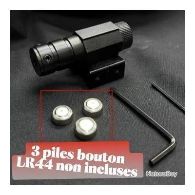 Visée laser rechargeable LS32 - Point rouge pour rail
