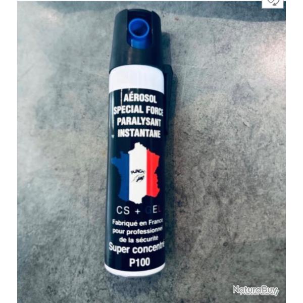 Bombe lacrymog�ne en spray poivre 75 ml