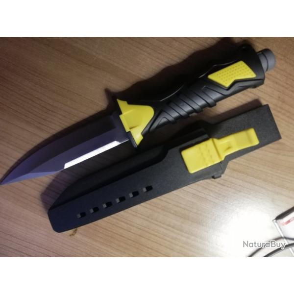 Couteau de plong�e inox, �tat NEUF