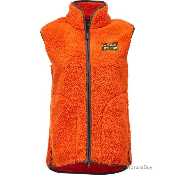 Gilet isolant fourrure pour femme Hatz Watz Couleur Orange