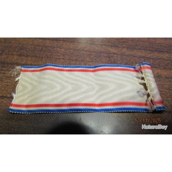 ruban moir� 11cm MEDAILLE RECONNAISSANCE DE LA NATION EN AFRIQUE DU NORD AFN Alg�rie comm�morative