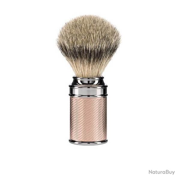 Blaireau Muhle Tradition monture mtal chrom rose 31M89RG