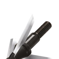 Lot de 3 pointes de chasse &agrave; lame fixe QAD Exodus 85 gr Swept blade