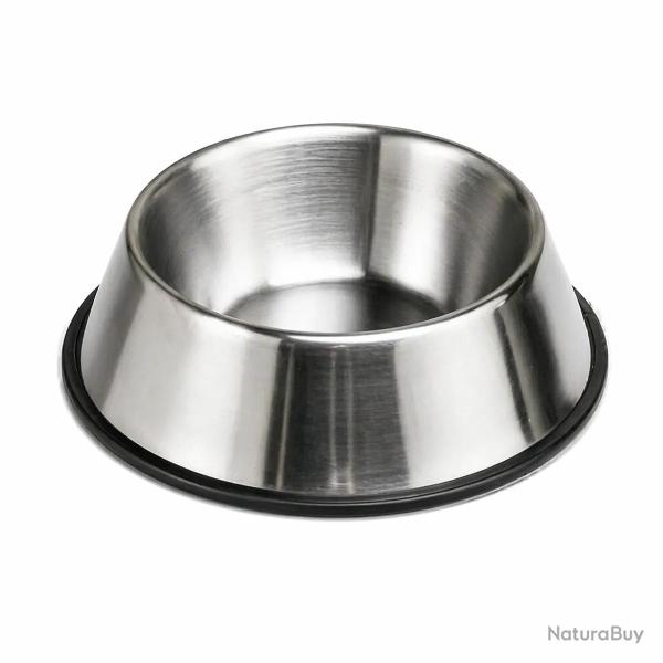 2 Gamelles en acier inoxydable 24 cm
