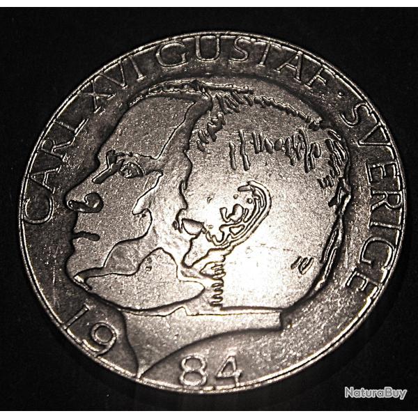 Suede, piece de 1 krona 1973  diametre 24,5 mm ttb gustaf VI