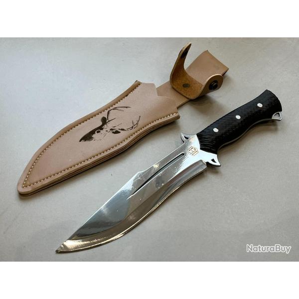 NOUVEAU Couteau 32cm forg�e LLF s�rie CHASSE ench�re