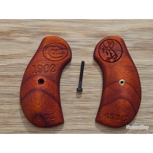 Plaquettes bois Colt 1878 (ou Colt 1902) - Forme d'origine