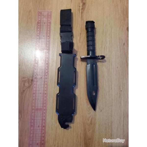 Grand couteau de combat factice pour Airsoft