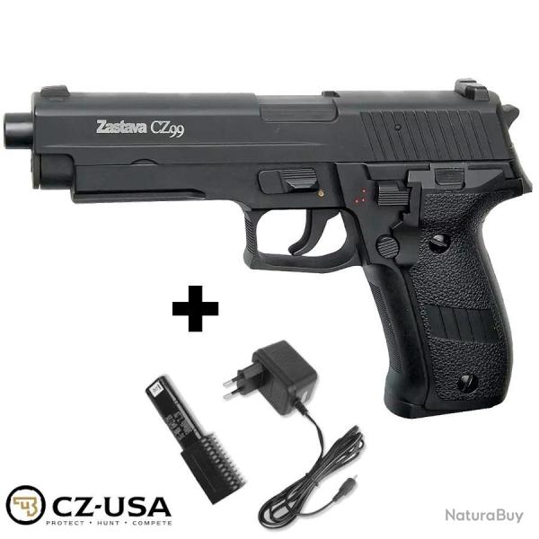 Pistolet Airsoft lectrique ASG CZ99 AEP - Rplique Dbutant Zastava 6mm