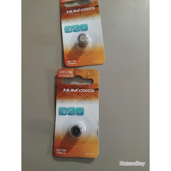 Pile CR1 Num'Axes 3V