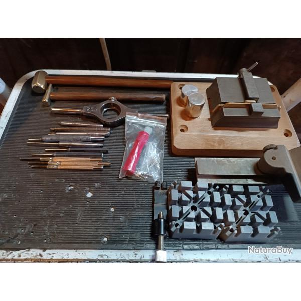 Lot D'outils Horloger - Pour Pendules, Réparations - Occasion état D'usage