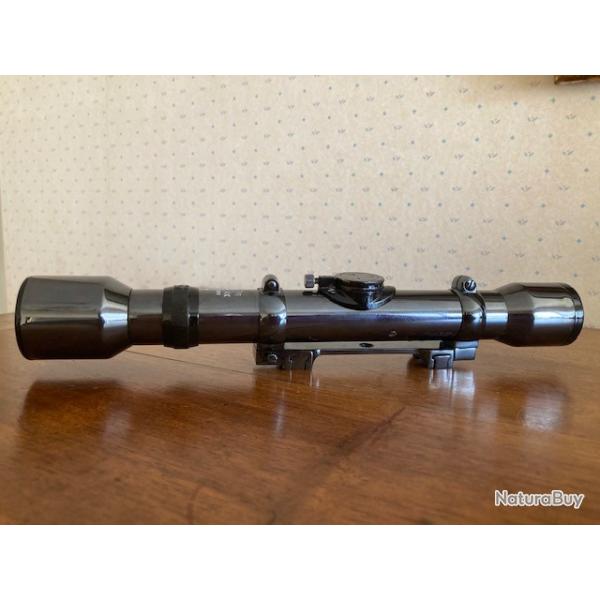 Lunette Tchecoslovaque SRB & STYS  LOVEC 4 x avec montage DISKOP d�rivable pour rail de 11 mm