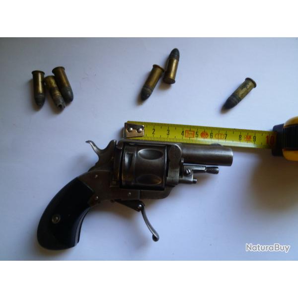 PETIT REVOLVER BULLDOG GACHETTE REPLIABLE