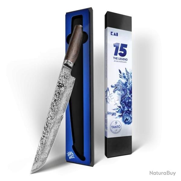 Kai Shun Premier Tim M�lzer TDM-1785 Tanto - Couteau Japonais �dition Limit�e 15e Anniversaire