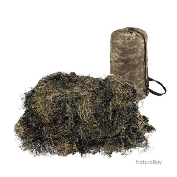 COUVERTURE CAMOUFLAGE GHILLIE WOODLAND - 300X200