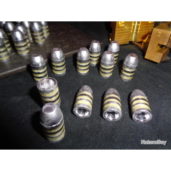 100 Ogives Minie Calibre .450 - 310 grains 21 grammes Calibres et graisses