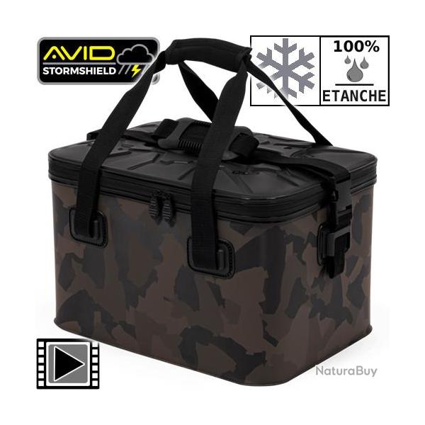 Sac Isotherme Etanche Avid Carp Stormshield Camo EVA Cooler