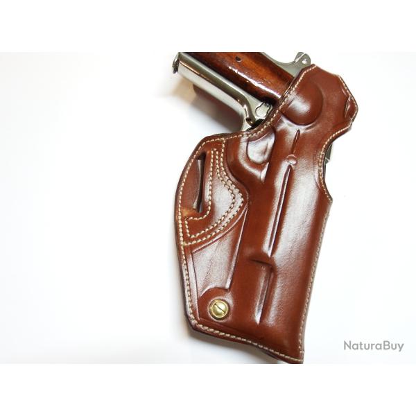 ETUI CUIR demi galet ATTACK pour 1911 et autres (Entreprise Artisanale Fran�aise)