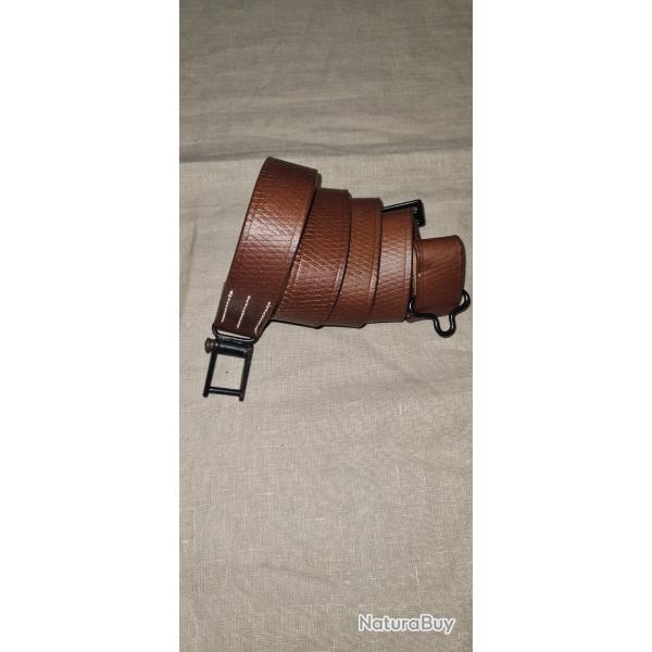 bretelle en cuir marron claire  pour   G98