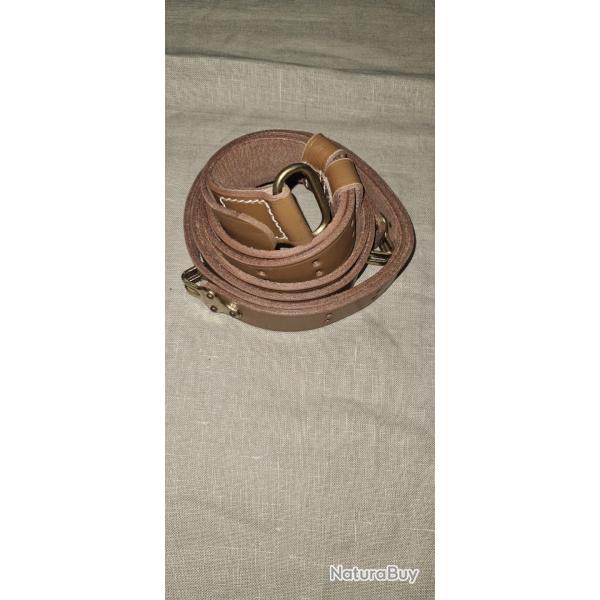 bretelle en cuir pour   Garand