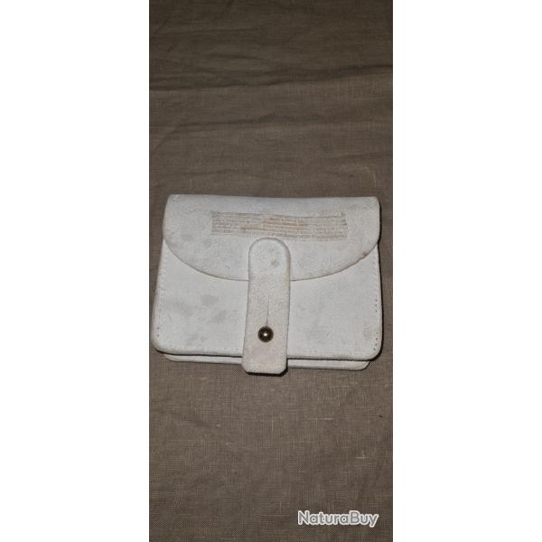 Cartouchire en buffle blanc