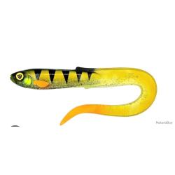 Leurre souple fox rage Slick eel 35cm Green Z&eacute;bra Ghost