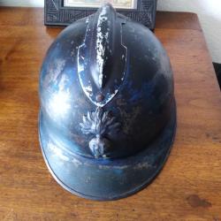 casque Adrian  bleu horizon 8 Rgt Inf
