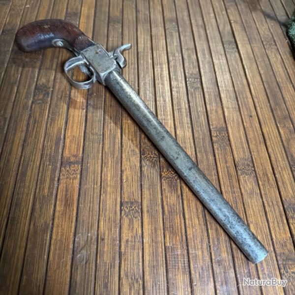 TR�S GRAND PISTOLET A COFFRE TYPE BRACONNIER 10 mm